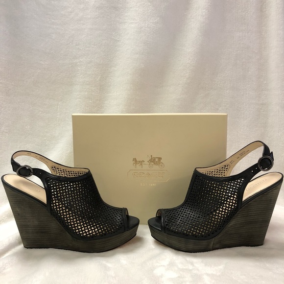 Coach Wedges - Picture 1 of 3